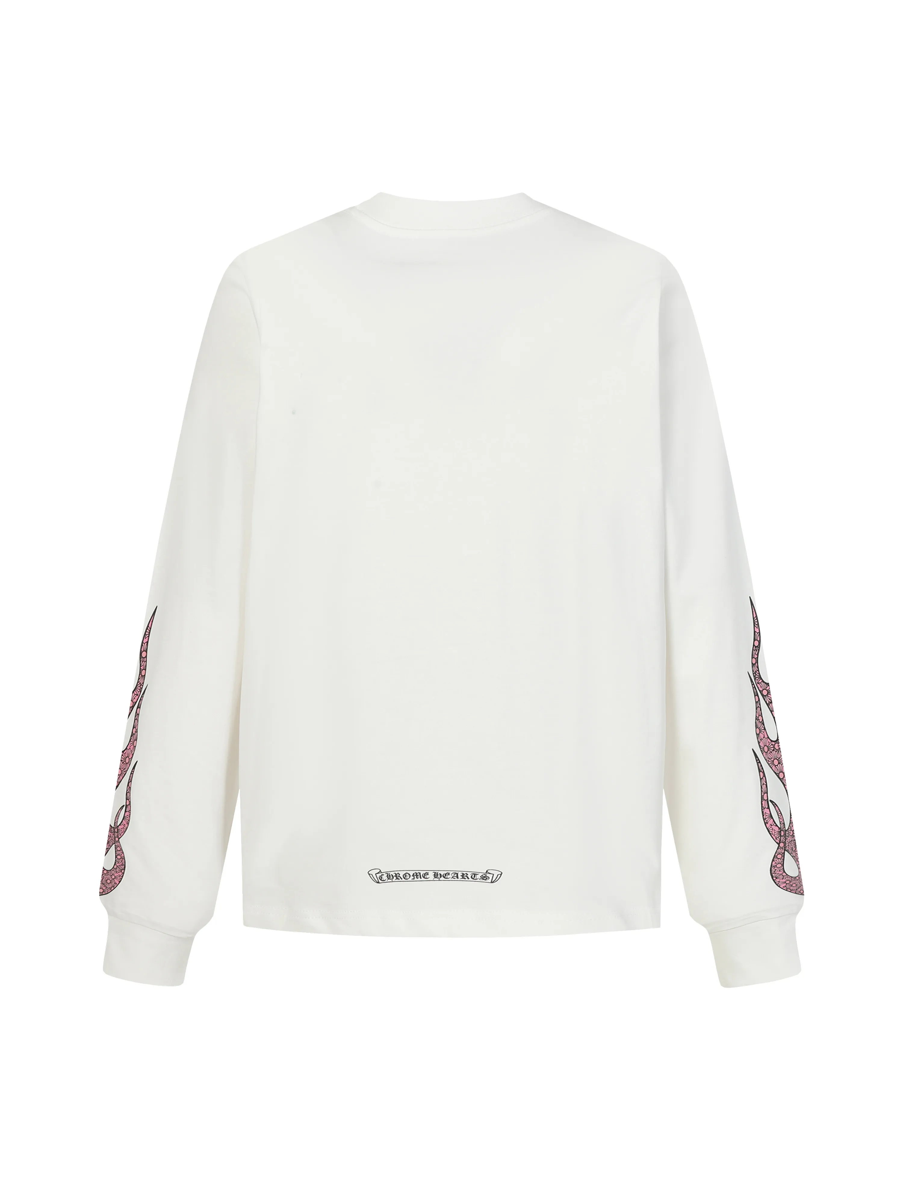 🅿️270 Come Hearts/Kro Heart Sanskrit Printed Long Sleeve, King of Autumn and Winter! Chest pockets, high weight threads on collar and cuffs, custom woven and dyed 280g double yarn pure cotton fabric, washed anti-counterfeiting tags and other auxiliary materials are all correct versions, super conspicuous, super good-looking and super atmospheric, same style for men and women! The overall upper body shows fashion and individuality, and it is recommended for couples to wear it together!! Color: Black White Size: XS-L